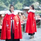 Fluffy Traditional Chinese Cape