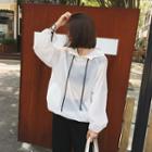 Hooded Mesh Top