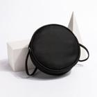 Canvas Zip Crossbody Bag Black - One Size