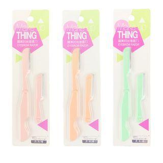 Foldable Eyebrow Razor With Replacement Blade