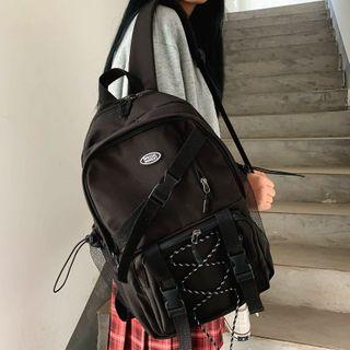 Drawcord Buckled Backpack