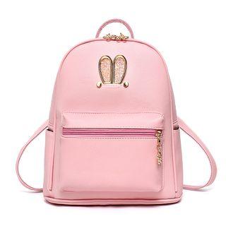Rabbit Ear Faux-leather Backpack