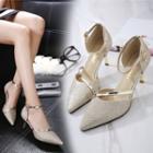 Pointed-toe High-heel Pumps