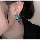 Faux Gemstone Melting Alloy Earring (various Designs)