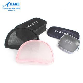Mesh Zip Pouch (various Designs)