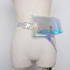 Transparent Pvc Belt Bag Iridescent - Multicolor - One Size