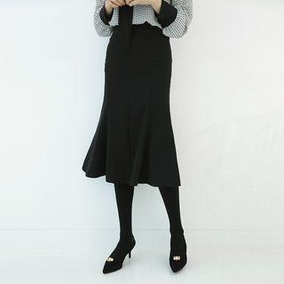 Plain Mid Mermaid Skirt