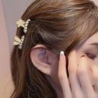 Star / Rabbit Ear Faux Pearl Hair Clamp