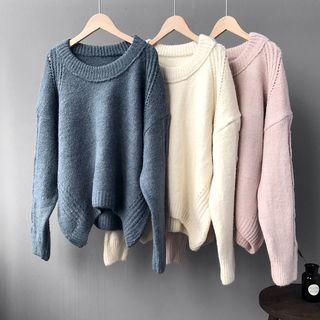 Twist-knit Chunky Sweater