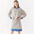 Pattern Printed Knit Dress Shown As Image - One Size