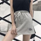 Plain Tank Top / Mini A-line Skirt