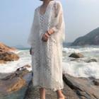 Midi Chiffon Jacket