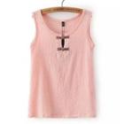 Chinese Frog Button Tank Top