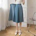 Asymmetrical Wrap A-line Skirt