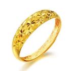 Textured Alloy Ring Gold - One Size
