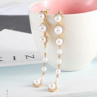 Pearl Segment Earring