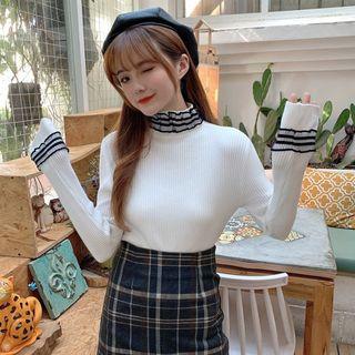 Striped Detail Knit Top