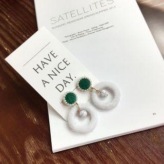 Furry Circle Earring
