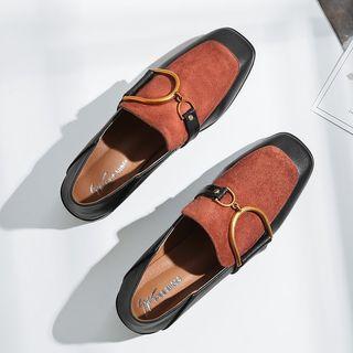 Color Panel Loafers