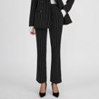 Pinstriped Office Look Pants