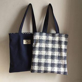 Printed Fabric Shopper Bag