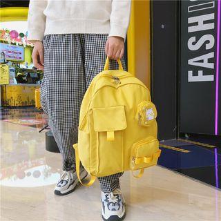 Multi-pocket Nylon Backpack