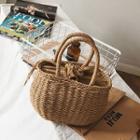 Woven Tote Bag Khaki - One Size