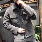 Letter Button Jacket