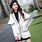 Piped Buttoned Coat