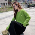 Avocado Embroidered Sweater