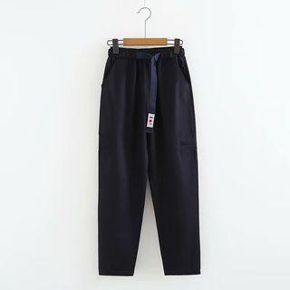 Straight-fit Embroidered Pants