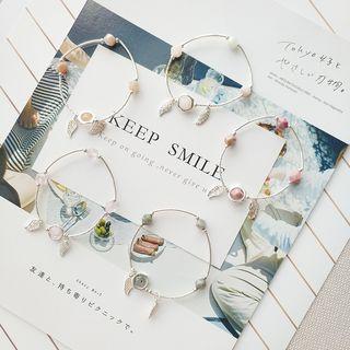 Alloy Wings Bead Bracelet