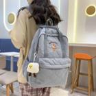 Cupcake Embroidered Backpack / Bag Charm / Set
