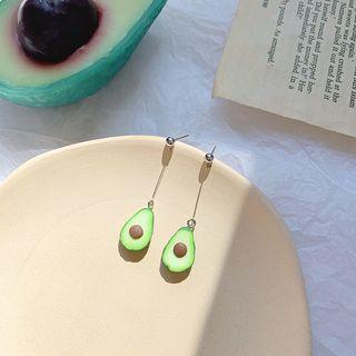 Clay Avocado Dangle Earring