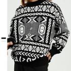 Geometry Jacquard Sweater