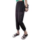 Sheer Panel Sweatpants
