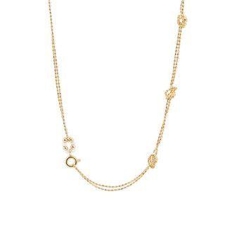 Knot Alloy Necklace Necklace - Gold - One Size