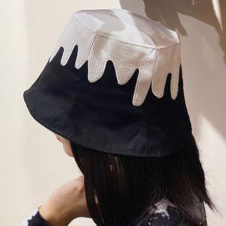 Two-tone Bucket Hat Black - M