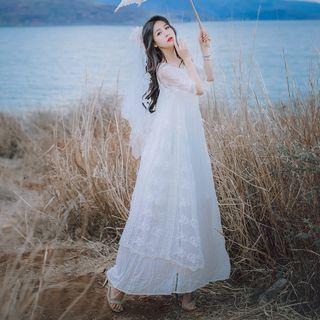 Set: Lace Light Jacket + Slipdress