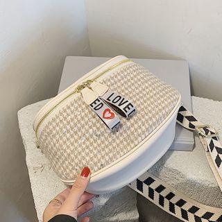 Hounstooth Bucket Bag
