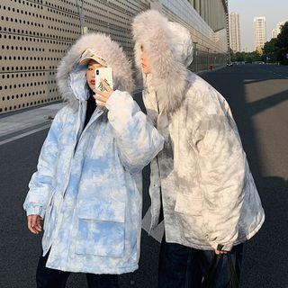Couple Matching Tie Dye Padded Parka