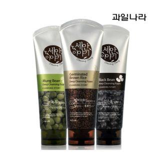 Kwailnara - Cleansing Story Deep Cleansing Foam (3 Types) 150g Mung Bean