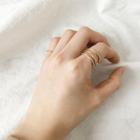 Crossover Metallic Ring