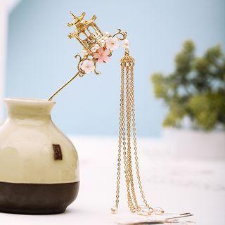Retro Alloy Hair Stick Gold - One Size