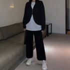 Straight-fit Pants / Reversible Sweatshirt / Set