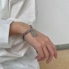 Cartoon Tag Stainless Steel Bracelet Silver - One Size