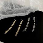 Sterling Silver Chain Drop Earring 1 Pair - Sterling Silver Chain Drop Earring - Gold - One Size
