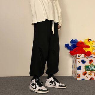 Ruched Drawstring Pants
