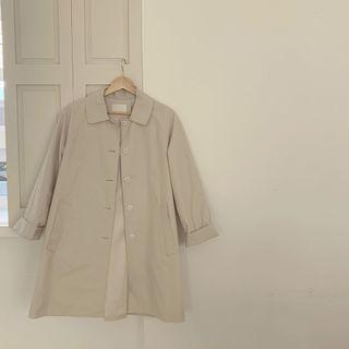 [cle.] Mac Coat For Spring Light Beige - One Size