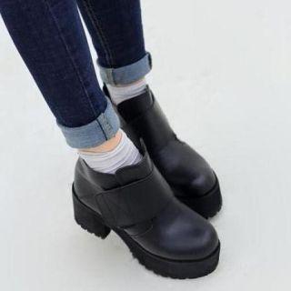 Platform Chunky-heel Ankle Boots